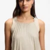 Plissé-pleat dress with halterneck Plissé-pleat dress with halterneck