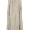Plissé-pleat dress with halterneck Plissé-pleat dress with halterneck