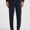 Pocket-detail tracksuit bottoms in a cotton blend