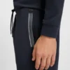 Pocket-detail tracksuit bottoms in a cotton blend
