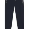 Pocket-detail tracksuit bottoms in a cotton blend