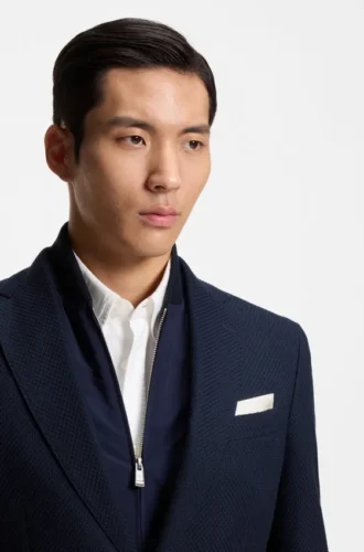 Pocket square in silk twill