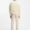 Polo-collar sweater in cashmere