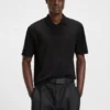 Polo shirt in mercerised stretch-cotton piqué Polo shirt in mercerised stretch-cotton piqué