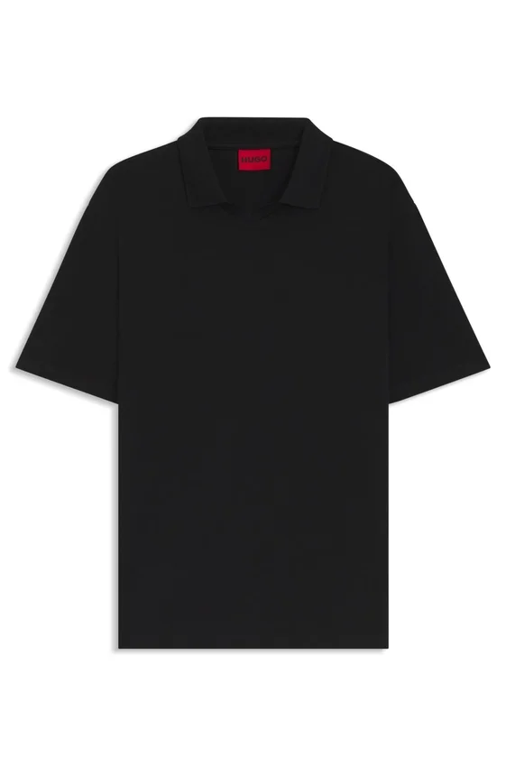 Polo shirt in mercerised stretch-cotton piqué Polo shirt in mercerised stretch-cotton piqué