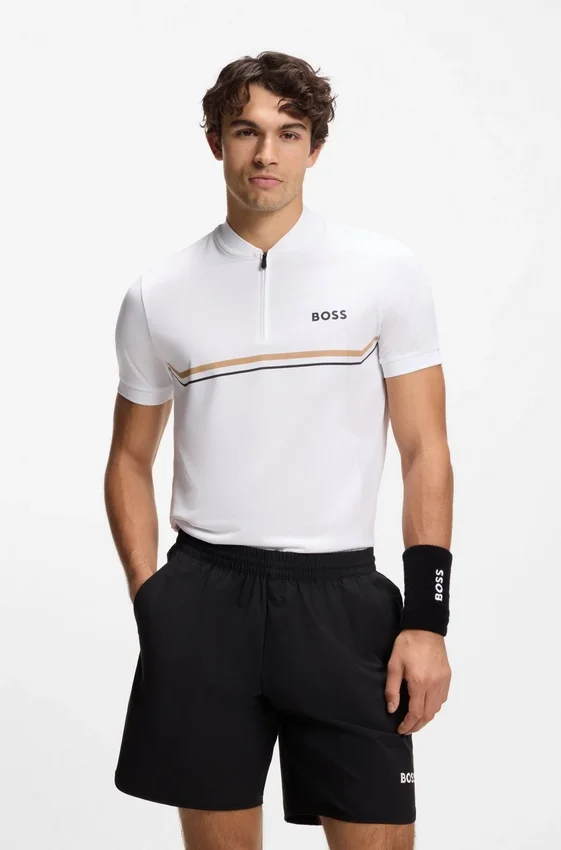 Polo shirt with seamless bodymapping Polo shirt with seamless bodymapping