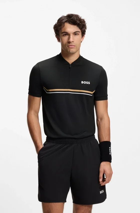 Polo shirt with seamless bodymapping Polo shirt with seamless bodymapping