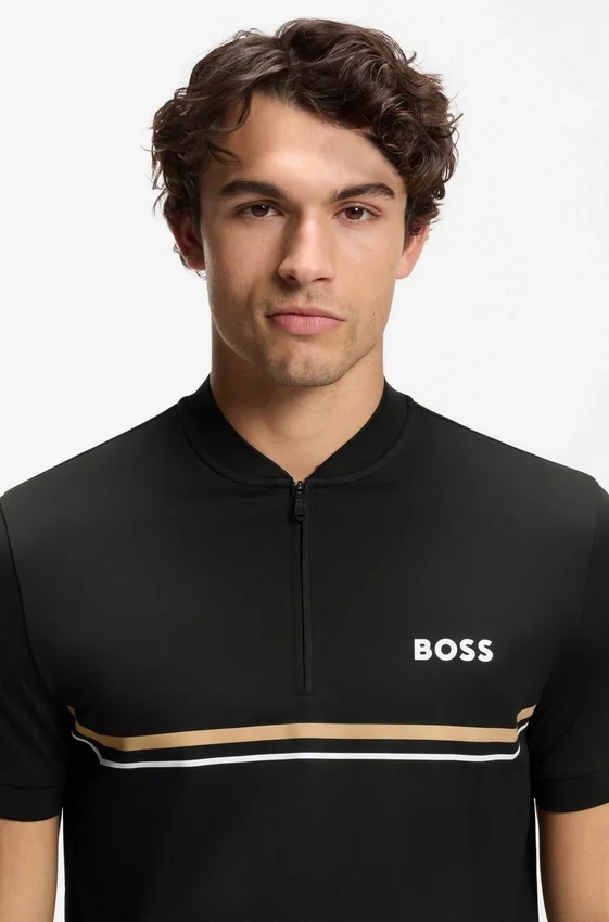 Polo shirt with seamless bodymapping Polo shirt with seamless bodymapping