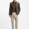 Polo sweater in wool, silk and cashmere