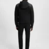 Porsche x BOSS knitted jacket with sleeve stripes