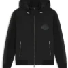 Porsche x BOSS knitted jacket with sleeve stripes