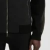 Porsche x BOSS knitted jacket with sleeve stripes