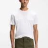 Porsche x BOSS mercerized-cotton T-shirt with rear graphics Porsche x BOSS mercerized-cotton T-shirt with rear graphics