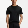Porsche x BOSS mercerized-cotton T-shirt with rear graphics Porsche x BOSS mercerized-cotton T-shirt with rear graphics