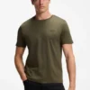Porsche x BOSS mercerized-cotton T-shirt with reflective branding