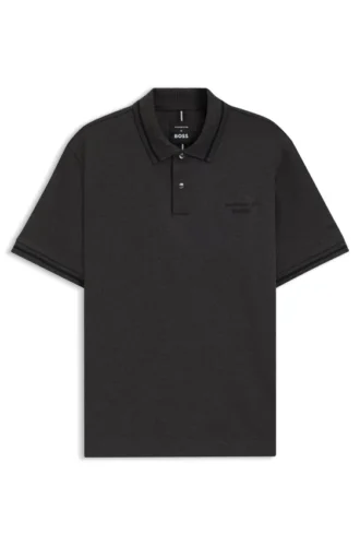 Porsche x BOSS polo shirt in anti-perspiration cotton