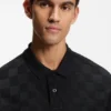Porsche x BOSS polo shirt in jacquard-patterned cotton Porsche x BOSS polo shirt in jacquard-patterned cotton