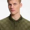 Porsche x BOSS polo shirt in jacquard-patterned cotton Porsche x BOSS polo shirt in jacquard-patterned cotton