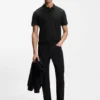 Porsche x BOSS polo shirt in jacquard-patterned cotton Porsche x BOSS polo shirt in jacquard-patterned cotton