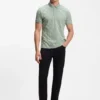 Porsche x BOSS polo shirt in jacquard-patterned cotton Porsche x BOSS polo shirt in jacquard-patterned cotton