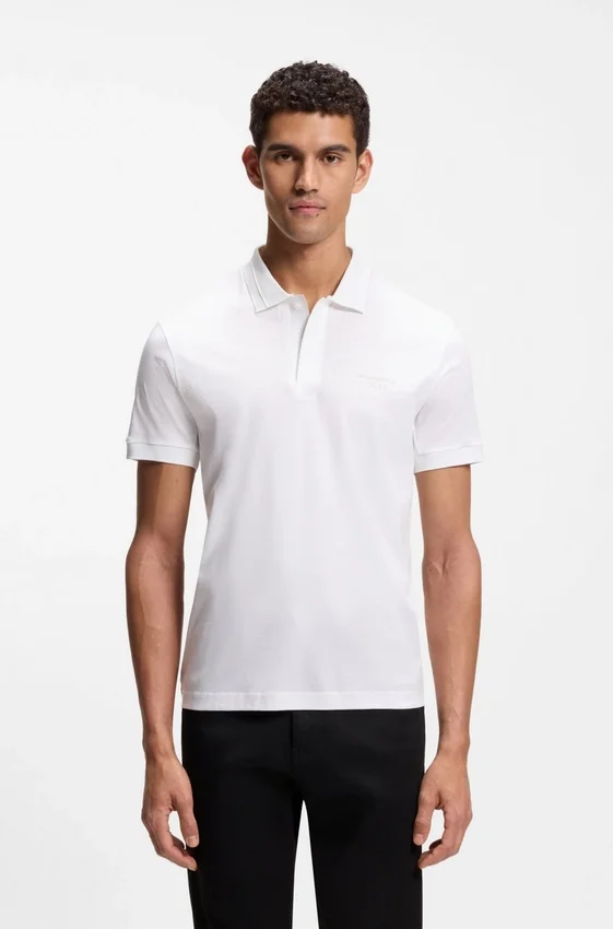 Porsche x BOSS polo shirt in mercerized cotton Porsche x BOSS polo shirt in mercerized cotton