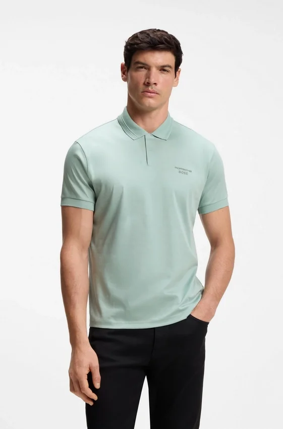 Porsche x BOSS polo shirt in mercerized cotton Porsche x BOSS polo shirt in mercerized cotton