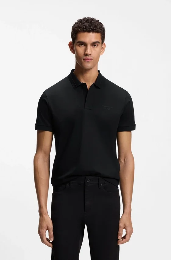 Porsche x BOSS polo shirt in mercerized cotton Porsche x BOSS polo shirt in mercerized cotton