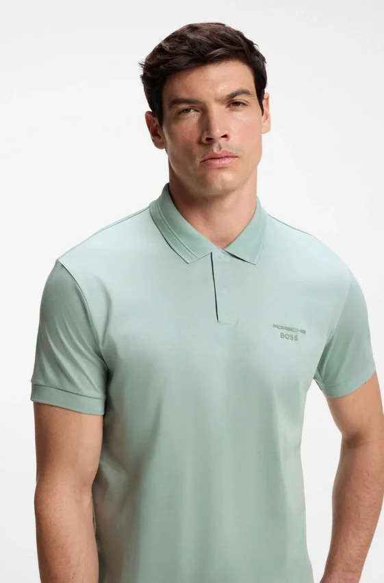 Porsche x BOSS polo shirt in mercerized cotton Porsche x BOSS polo shirt in mercerized cotton