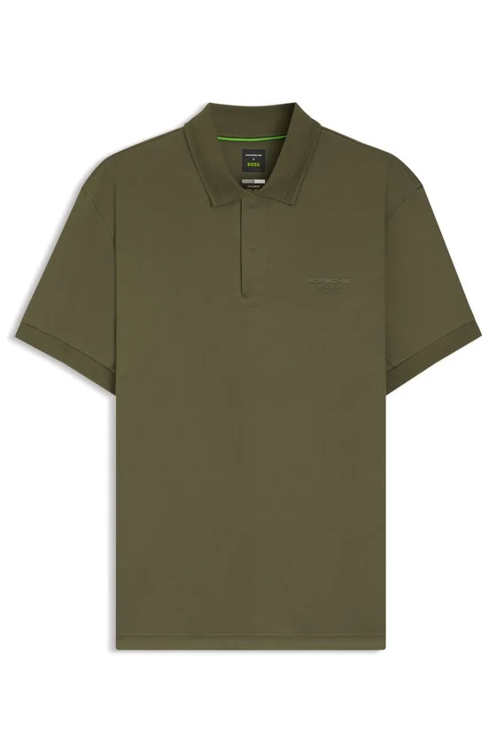 Porsche x BOSS polo shirt in mercerized cotton Porsche x BOSS polo shirt in mercerized cotton