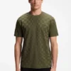 Porsche x BOSS relaxed-fit T-shirt in cotton jacquard