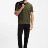 Porsche x BOSS relaxed-fit T-shirt in cotton jacquard