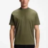 Porsche x BOSS relaxed-fit T-shirt with logo collar