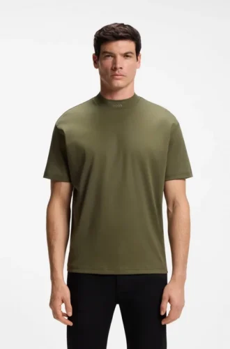 Porsche x BOSS relaxed-fit T-shirt with logo collar