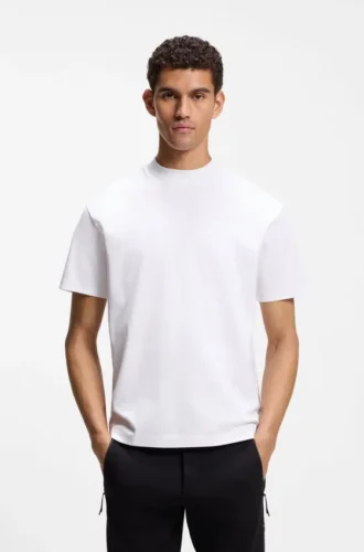 Porsche x BOSS relaxed-fit T-shirt with logo collar