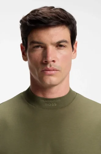 Porsche x BOSS relaxed-fit T-shirt with logo collar