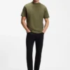 Porsche x BOSS relaxed-fit T-shirt with logo collar