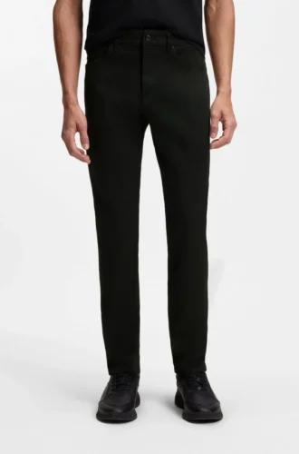 Porsche x BOSS tapered-fit pants in stretch denim