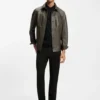 Porsche x BOSS tapered-fit pants in stretch denim