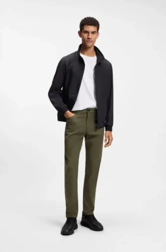 Porsche x BOSS tapered-fit pants in stretch denim
