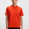 Porsche x BOSS Targa-artwork T-shirt in mercerised cotton
