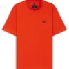 Porsche x BOSS Targa-artwork T-shirt in mercerised cotton