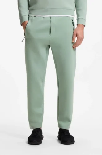 Porsche x BOSS track pants with tonal reflective branding