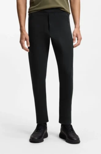 Porsche x BOSS track pants with tonal reflective branding