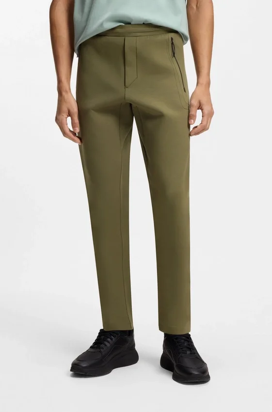 Porsche x BOSS track pants with tonal reflective branding Porsche x BOSS track pants with tonal reflective branding