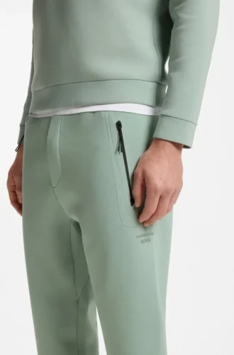 Porsche x BOSS track pants with tonal reflective branding