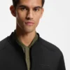 Porsche x BOSS zipper-up sweatshirt with embossed artwork