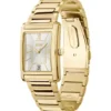 Principle gold-tone watch with silver-white dial