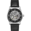 PRINCIPLE SKELETON Leather-strap watch with skeleton Japanese automatic movement
