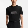 Printed-artwork T-shirt in cotton jersey