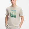 Printed-artwork T-shirt in cotton jersey